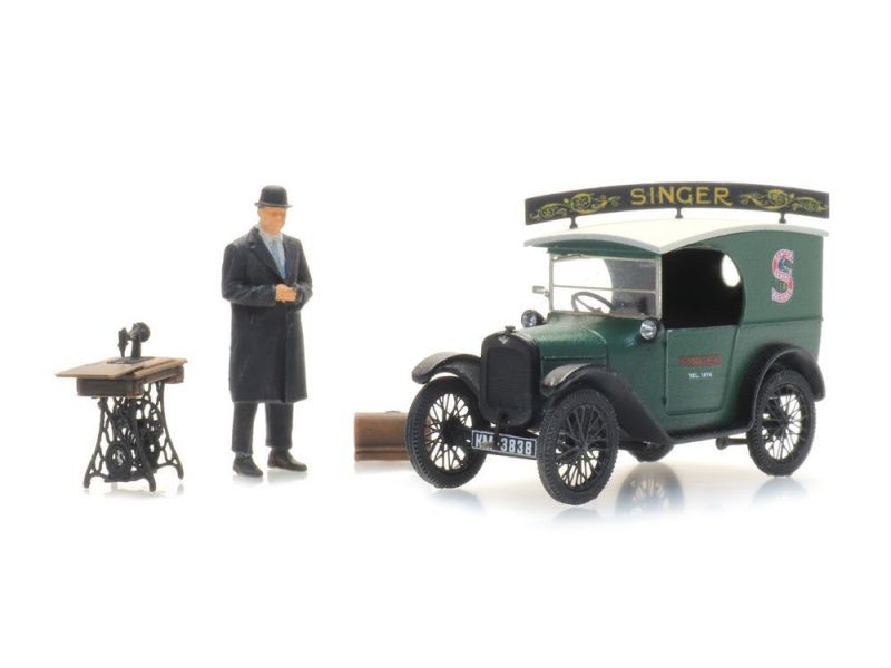 ARTITEC 387.531 Fourgon Austin, Chanteur + Vendeur