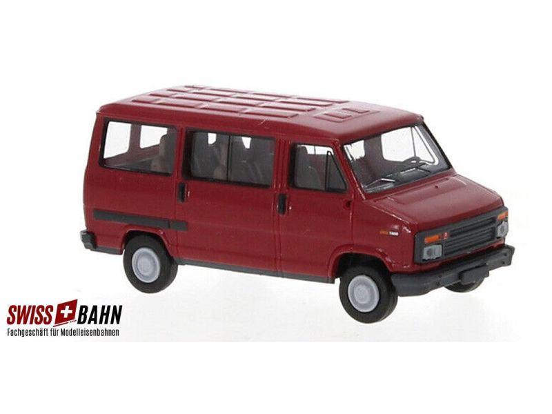 BREKINA 34907 Citroen C25 Autobus, Rosso Anno 1982 H0...