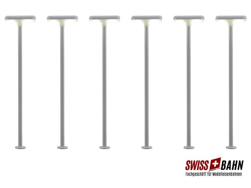 VIESSMANN 63646 Lampe de quai, 2 LEDs blanches, 5+1 H0