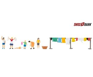 FALLER 151602 Waschtag mit unseren Kindern, H0 - Ansicht 1