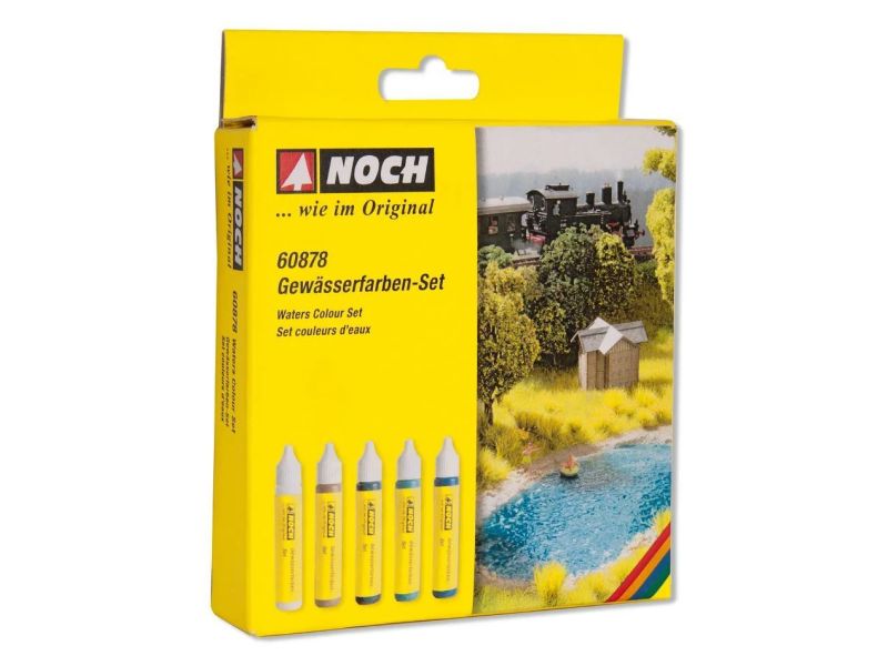 NOCH 60878 Set de couleurs pour eaux Profi