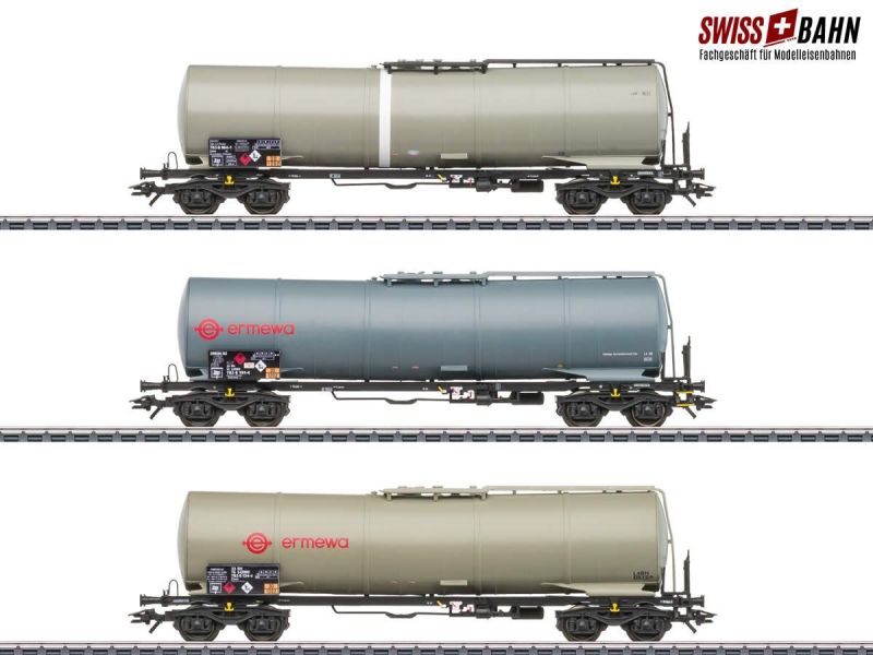 MÄRKLIN 46545 Set de wagons-citernes ermewa, Suède