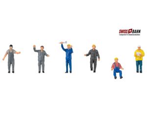 FALLER 151674 Arbeiter und Mechaniker, H0 - Ansicht 1