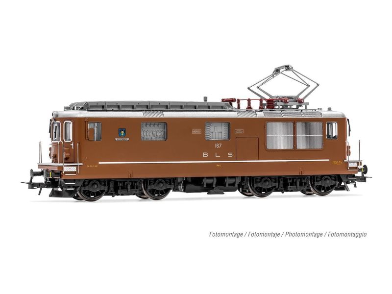 RIVAROSSI 2958 BLS Re 4/4 - 167 Ausserberg, DCS