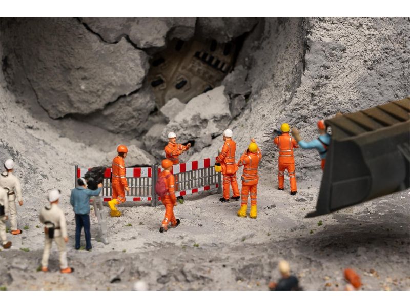 FALLER 151851 Ouvriers de construction du tunnel du...