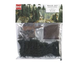 BUSCH 6478 Wald-Set mit Tannen und Zubehör - Ansicht 1