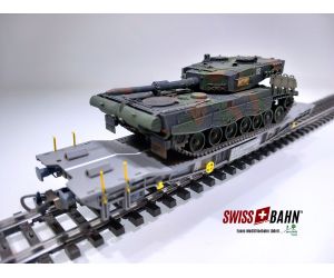 PK 96696-AC SBB Transportwagen CH- Leopard Panzer