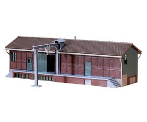 FALLER 120152 Lagerschuppen mit Lastkran Brücke H0