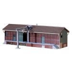 FALLER 120152 Lagerschuppen mit Lastkran Brücke H0