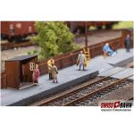 Faller 120219 Wartehaus mit Bahnsteigsperre H0