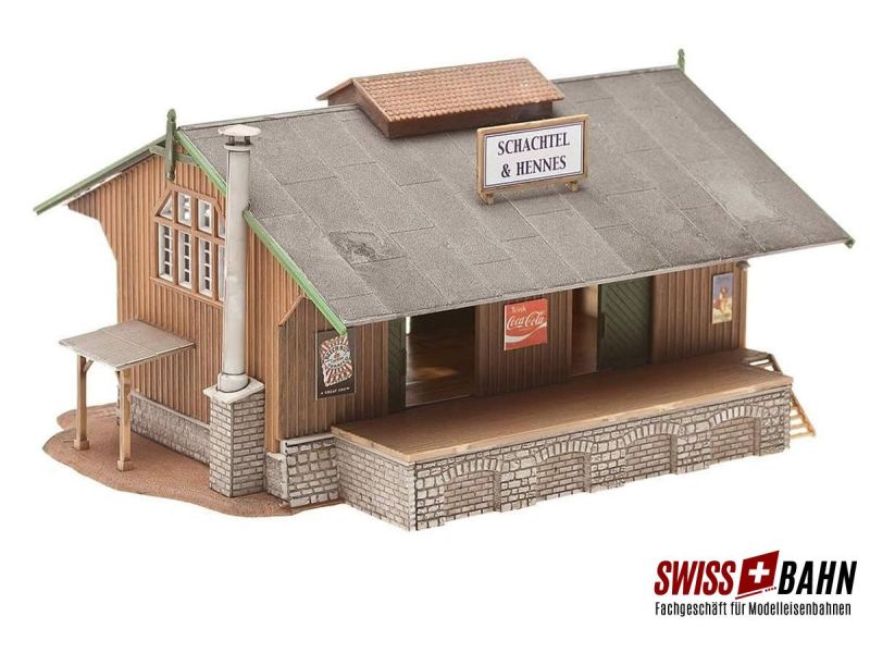 FALLER 120248 Magazzino merci in legno H0 (ferrovia in...