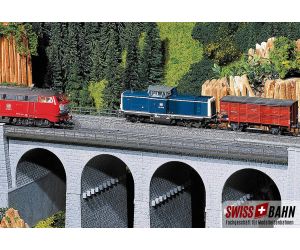 Faller 120477 Viadukt Oberteil gerade - H0 - Ansicht 1
