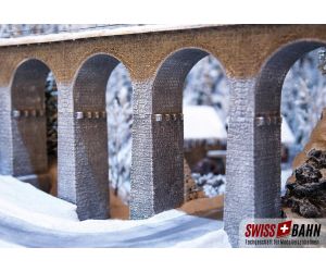FALLER 120479 - 3 Viaduktpfeiler 18cm H0 - Ansicht 1