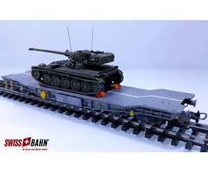 PK 96698 -52 SBB Transportwagen CH- Panzer 51