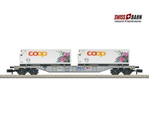 MINITRIX 15494 Containertragwagen coop® - Ansicht 1