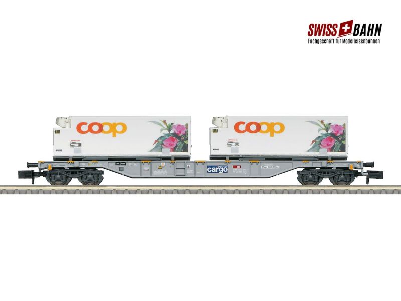 MINITRIX 15494 Wagon porte-conteneurs coop®