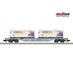 MINITRIX 15494 Containertragwagen coop® - Ansicht 1