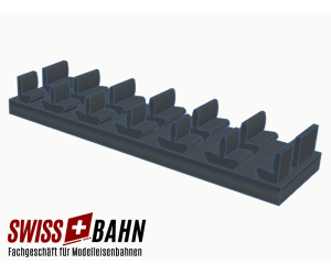 SWIBA 078974 Sitzmodul für alte Märklin Personenwagen, Sitze für den nachträglichen Einbau.