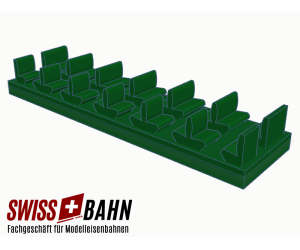 SWIBA 078975 Sitzmodul alte Märklin Personenwagen (Nichtraucher)