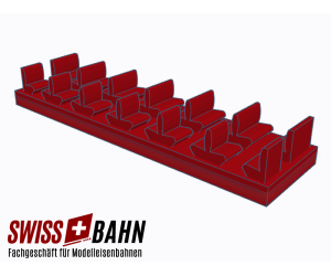 SWIBA 078976 Sitzmodul alte Märklin Personenwagen (Raucher)