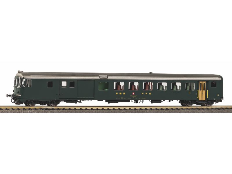 PIKO 96753 SBB Steuerwagen BDt 914-1 EW II (Alt. Schrift) Modello für Märklin AC