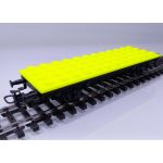 Märklin 4418-LG Bausteinwagen Neon-Yellow- LEGO© komp. AC - Ansicht 1