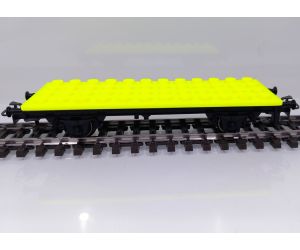 Märklin 4418-LG Bausteinwagen Neon-Yellow- LEGO© komp. AC - Detailansicht 2