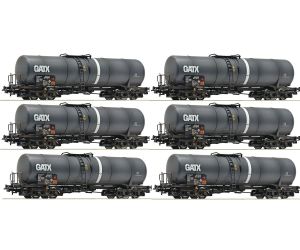 ROCO 75972 GATX Kesselwagen- Set 'gealtert'