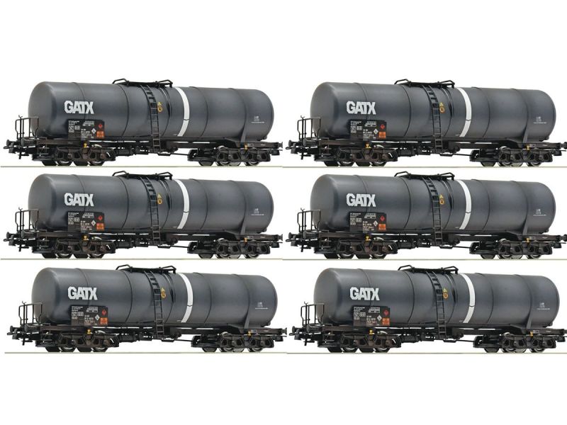 ROCO 75972 GATX Kesselwagen- Set 'gealtert'