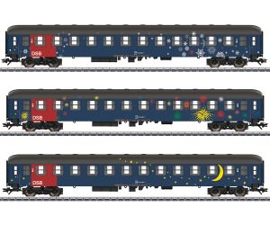 MÄRKLIN 42698 DSB Personenwagen-Set, Bauart Bcm, 2. Kl.