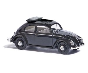 BUSCH 52942 VW Käfer Faltdach Stoff, Schwarz - Ansicht 1
