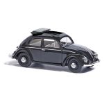 BUSCH 52942 VW Käfer Faltdach Stoff, Schwarz