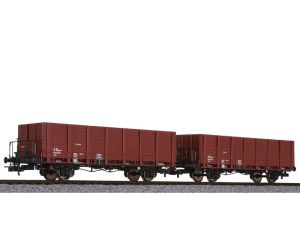 Liliput 230124 SBB Rungenwagen-Set mit Holzwänden Typ Fbk - Ansicht 1