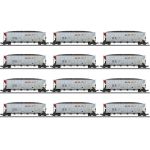 MÄRKLIN 45666 US Hopper Car Set BNSF 12.Tlg. - Ansicht 1