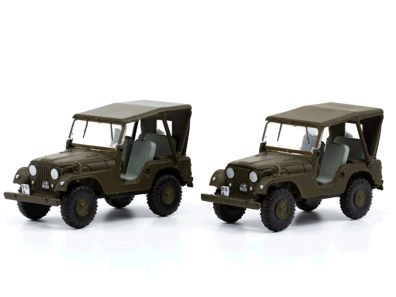 ACE 005105 Willy's Jeep-Set M38A1 Schweizer Armee H0