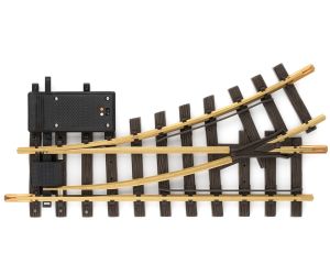LGB 12150 Elektrische Weiche Links - R1, 30 Grad - Ansicht 1