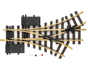 LGB 12360 Elektrische Dreiwegweiche, R1, 30° - Ansicht 1