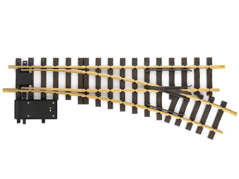LGB 16050 Elektrische Weiche, rechts, Radius 3, 22,5°