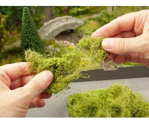 NOCH 07310 Profi Buschwerk mit Blättern, mittelgrün