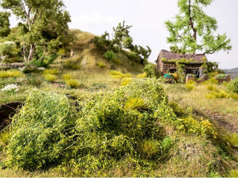 NOCH 07310 Profi buissons avec feuilles, vert moyen