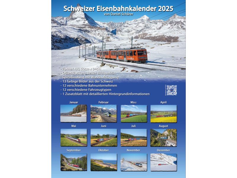 SB 070125 - Schweizer Eisenbahnkalender