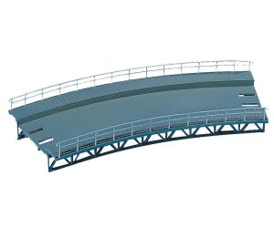 FALLER 120476 Gleisbett - Brückenteil gebogen R2- Rampenstück
