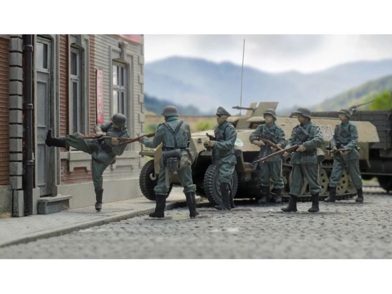 ARTITEC 5870061 Infanterie de la Wehrmacht franchit la...