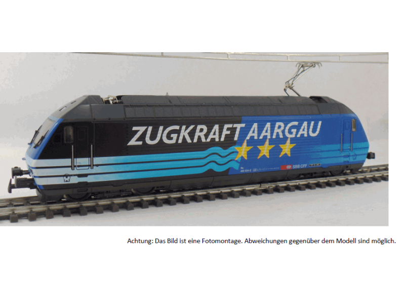 HAG 28299 -32 SBB Re 460 'Zugkraft Aargau' AC avec son...