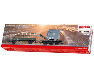 MÄRKLIN 46719 DB Kranwagen-Set Digital.