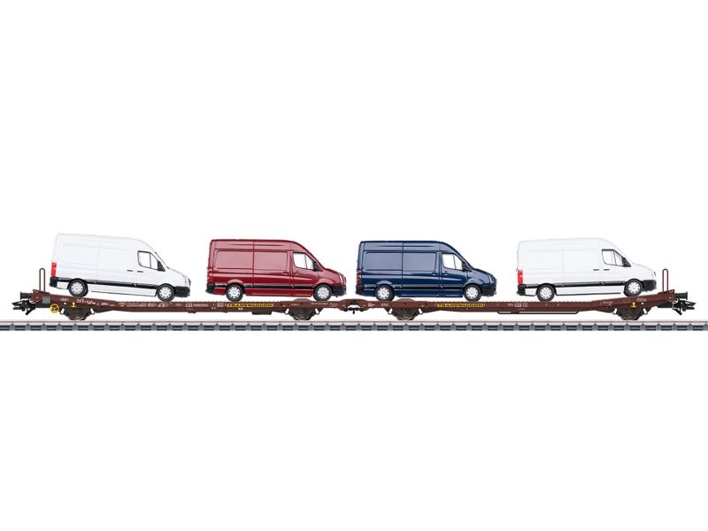 MÄRKLIN 47430 Coppia di carri pianali Laads 800B