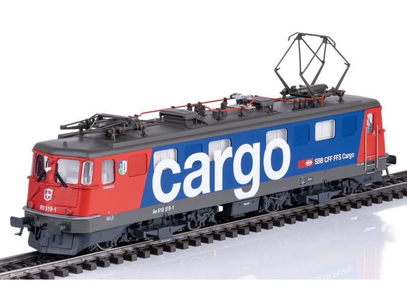 TRIX 25667 SBB Ae 6/6 Cargo Giubiasco Tampons