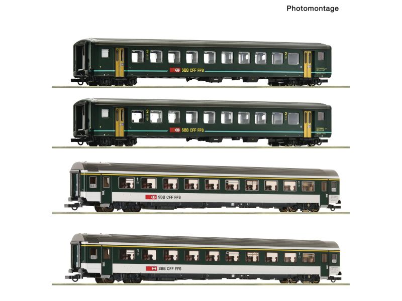 ROCO 6200091 SBB ensemble de voitures Interregio 2