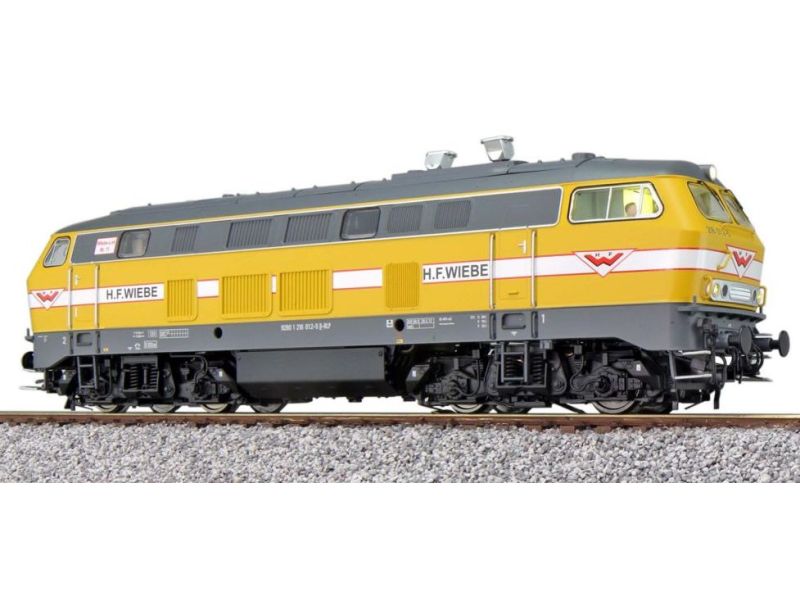 ESU 31003 BR 216 012, giallo, 'WIEBE' DC/AC (ferrovia...