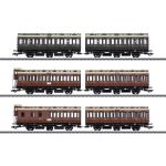 MÄRKLIN 42047 KPEV Abteilwagen-Set mit serienmäßig eingebauter LED-Innenbeleuchtung und Pufferspeicher